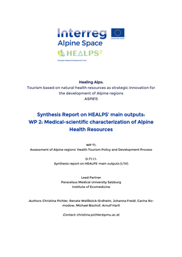 Synthesis Report WP 2