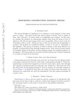 Efficiently Constructing Tangent Circles 3