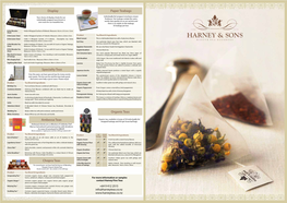 Harney Fine Teas Brochure NZ 2012.Pdf