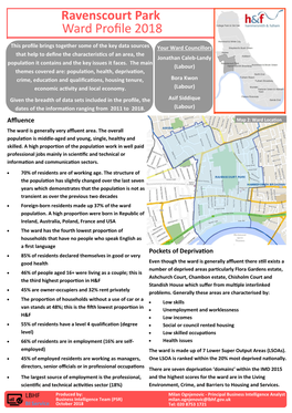 Ravenscourt Park Ward Profile 2018