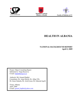 Health in Albania