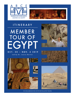 ARCE Member-Only Tour to Egypt Fall 2019.Pdf