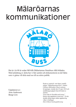 Mälaröarnas Kommunikationer