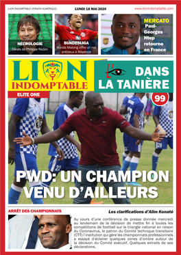 Pwd: Un Champion Venu D'ailleurs