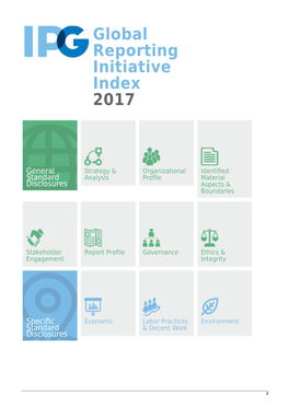 Report 2017 IPG GRI Report