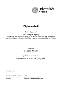 Diplomarbeit