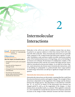 Intermolecular Interactions