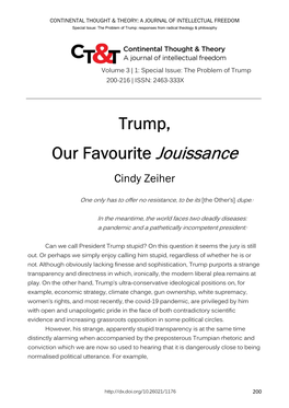 Trump, Our Favourite Jouissance