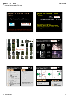 Camera Trap Overview, Types & Features Camera Trap