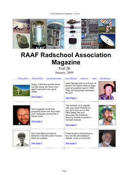 RAAF Radschool Magazine - Vol 26