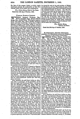 The London Gazette, December 1, 1863
