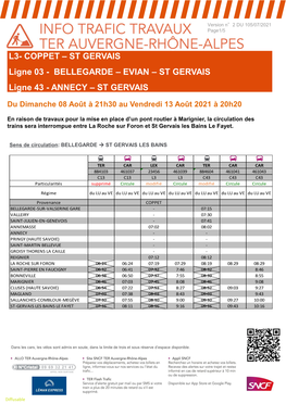 St-Gervais Les Bains Le Fayet 07:16 08:11 08:16 9:16 09:16 09:43 10:16