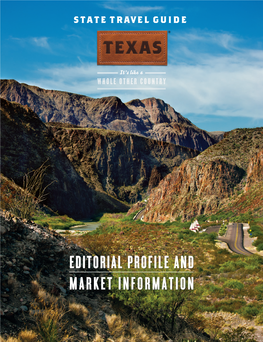 Texas State Travel Guide Media Brochure