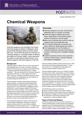 Chemical Weapons