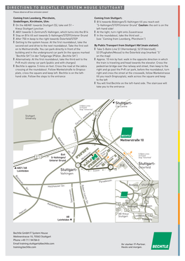 Bechtle Anfahrtsskizze Stuttgart 2018-02 DE EN.Indd