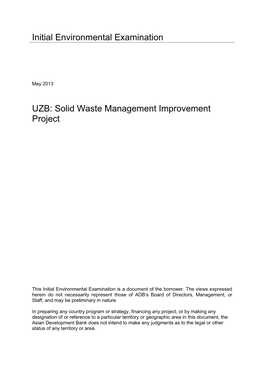 45366-004 Solid Waste Management