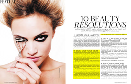 10 Beauty Resolutions – LOFFICIEL (Dec- Jan