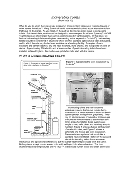 Incinerating Toilets (From Issue 10)