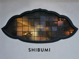 Shibumi LA Press Kit (Menus)