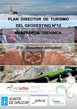 Plan Director De Turismo Del Geodestino Nº 12. Manzaneda - Trevinca