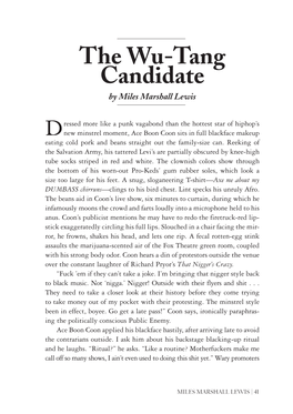 The Wu-Tang Candidate by Miles Marshall Lewis