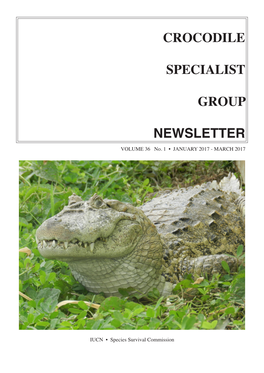 Crocodile Specialist Group Newsletter