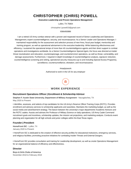 CHRISTOPHER (CHRIS) POWELL Executive Leadership and Proven Operations Management Lufkin, TX 75904 Christopher.L.Powell19@Gmail.Com 9366450886
