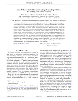 Gray-Molasses Optical-Tweezer Loading: Controlling Collisions for Scaling Atom-Array Assembly