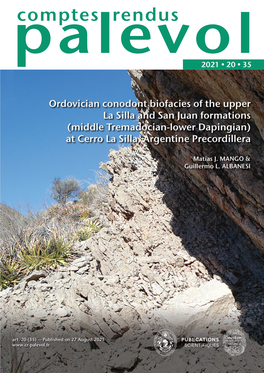 Ordovician Conodont Biofacies of the Upper La Silla and San Juan Formations (Middle Tremadocian-Lower Dapingian) at Cerro La Silla, Argentine Precordillera