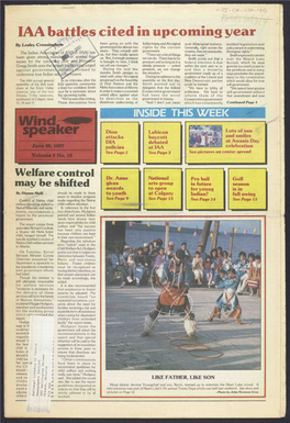 WINDSPEAKER, June 26, 1987, PAGE 7 SPEAKING OUT