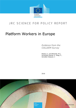 Platform Workers in Europe