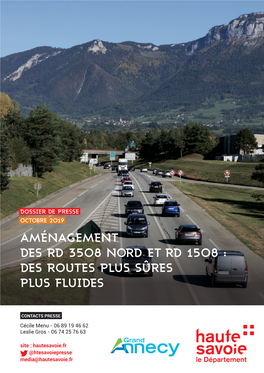 Aménagement Des Rd 3508 Nord Et Rd 1508 : Des Routes Plus Sûres Plus Fluides