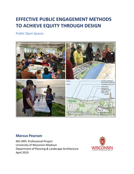 Effective Public Engagement Methods to Achieve Equity Through Design