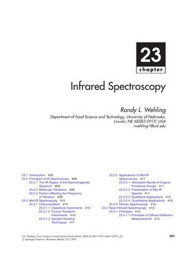 Infrared Spectroscopy