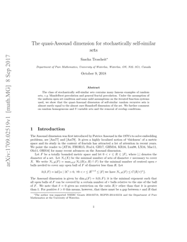 The Quasi-Assouad Dimension for Stochastically Self-Similar Sets