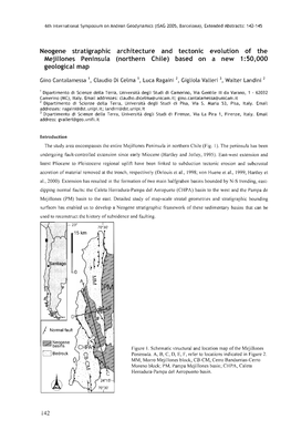Neogene Stratigraphic Architecture and Tectonic Evolution of the Mejillones Peninsula