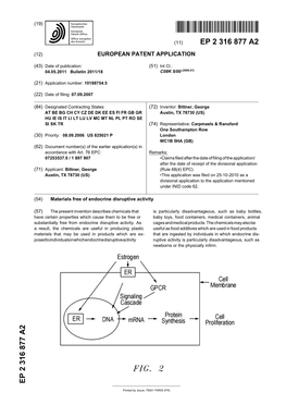 Materials Free of Endocrine Disruptive Activity