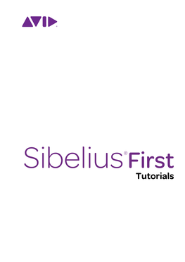 Sibelius First Tutorials