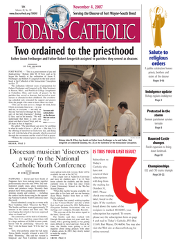Two Ordained to the Priesthood