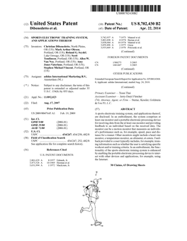 (12) United States Patent (10) Patent No.: US 8,702,430 B2 Dibenedetto Et Al