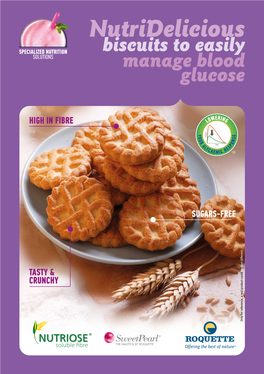 Nutridelicious Biscuits to Easily Manage Blood Glucose