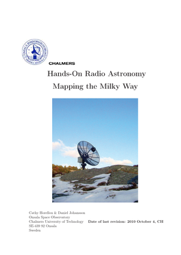 Hands-On Radio Astronomy Mapping the Milky Way
