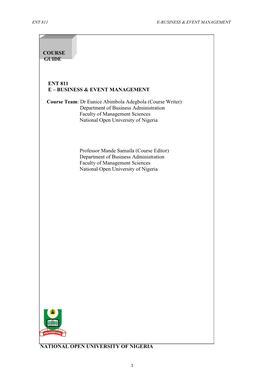 ENT811 E-Business and Event Management.Pdf