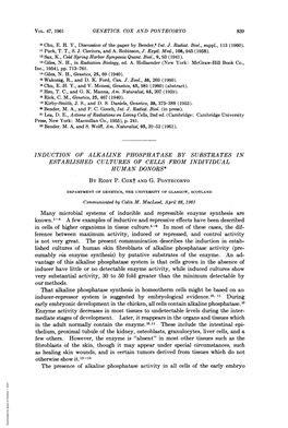 That Alkaline Phosphatase Synthesis in Homeotherm Cells Might Be Based on an Inducer-Repressor System Is Suggested by Embryologi