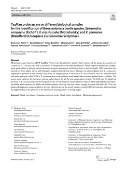 Taqman Probe Assays on Different Biological Samples