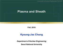 Lecture 2.2 Plasma and Sheath.Pdf