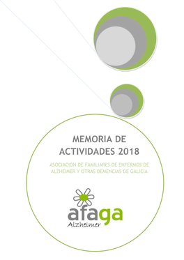 Memoria De Actividades 2018