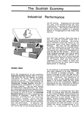 The Scottish Economy Industrial Performance