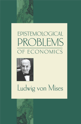 Epistemological Problems of Economics