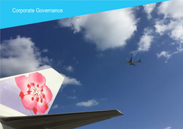Corporate Governance Corporate Governance 2015 China Airlines Corporate Sustainability Report 32